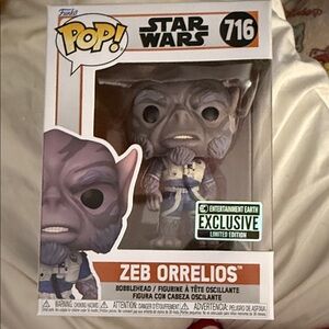 Funko Star Wars Zeb Orrelios Pop Figure - Purple and White